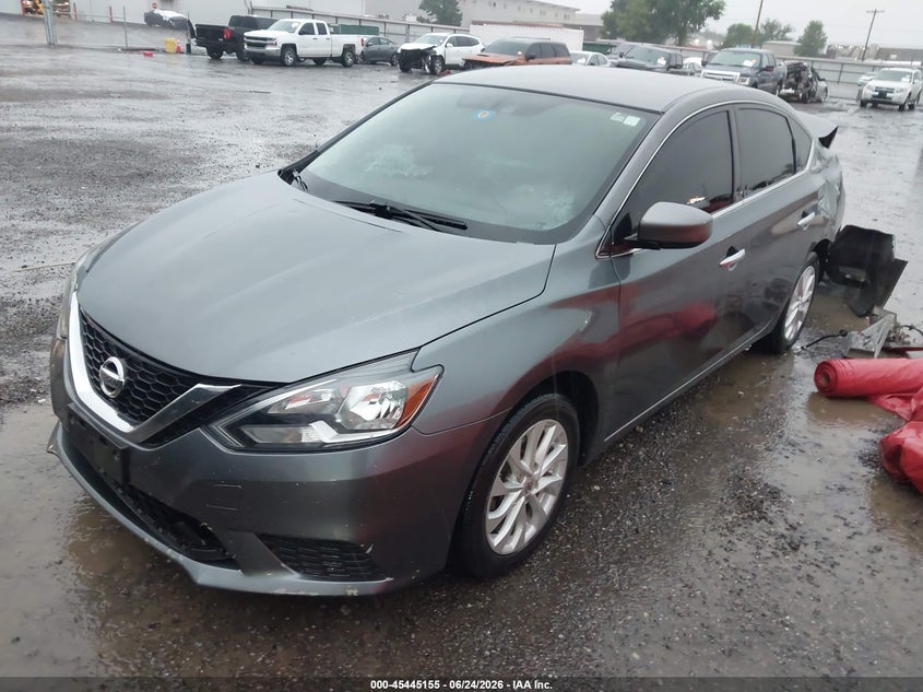 2019 Nissan Sentra, Удар ззаду, IAAI, VIN 3N1AB7AP7KY293264 — фото 2