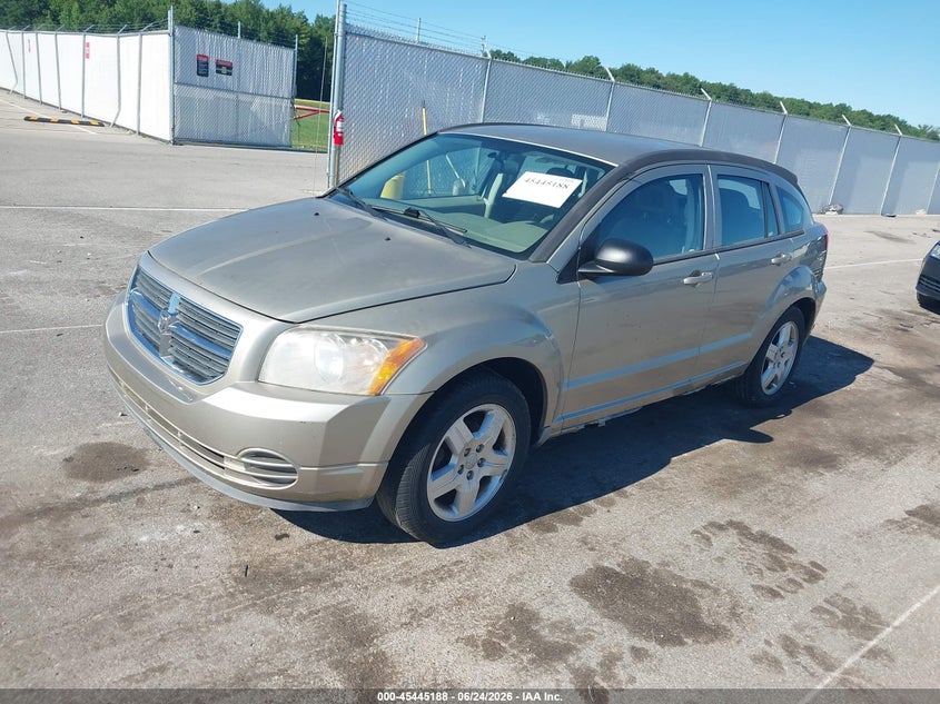 2009 Dodge Caliber, Front End, IAAI, VIN 1B3HB48A99D148186 — photo 2