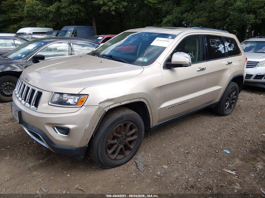 Vin: 1c4rjfbg0ec490088, lot: 45943310, jeep grand cherokee limited 20142