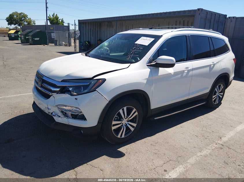 Vin: 5fnyf6h63jb061407, lot: 45943344, honda pilot ex-l 20182