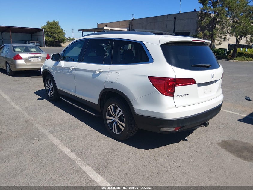 Vin: 5fnyf6h63jb061407, lot: 45943344, honda pilot ex-l 20183