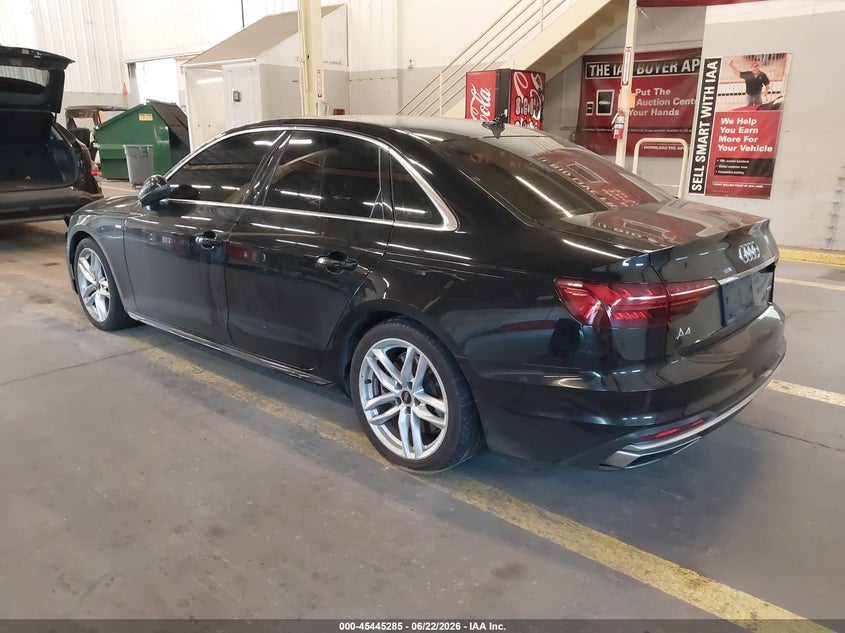 Vin: waueaaf45nn011831, lot: 45943393, audi a4 premium plus 45 tfsi s line quattro s tronic 20223
