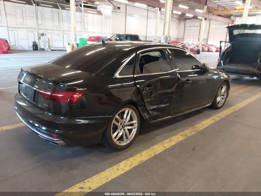 Vin: waueaaf45nn011831, lot: 45943393, audi a4 premium plus 45 tfsi s line quattro s tronic 20224