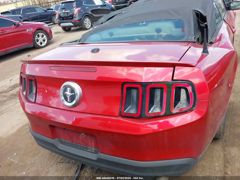 FORD MUSTANG 2010 VIN 1ZVBP8EN1A5167167