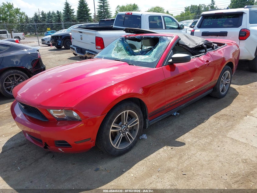 FORD MUSTANG 2010 VIN 1ZVBP8EN1A5167167