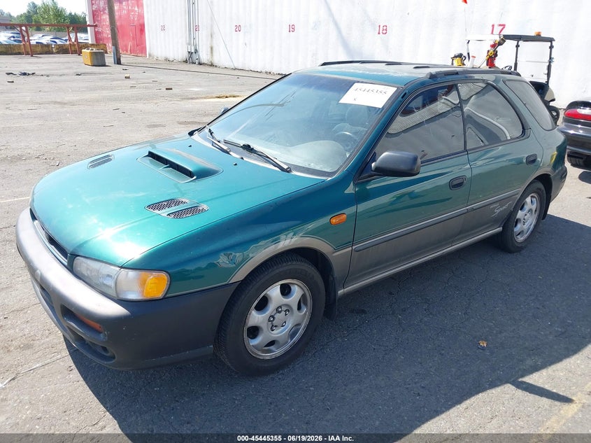 1997 Subaru Impreza, Удар сзади, IAAI, VIN JF1GF4850VH805872 — фото 2