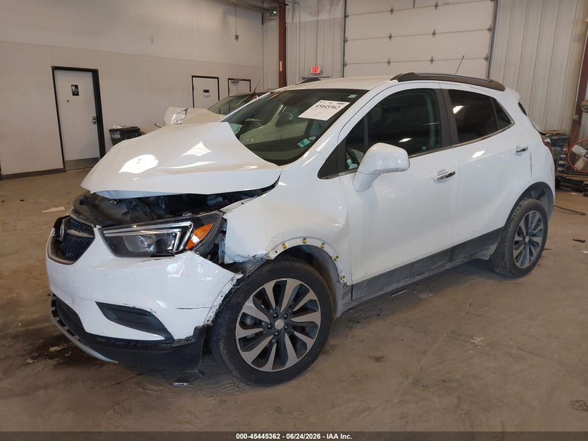 2021 Buick Encore, Front & Rear, IAAI, VIN KL4CJASB0MB304383 — photo 2