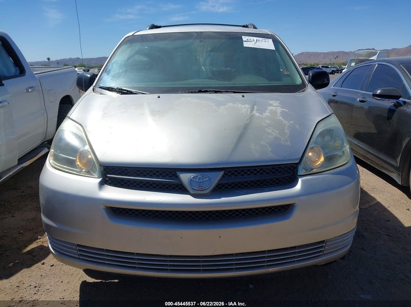 2004 TOYOTA SIENNA VIN 5TDBA23C54S024434 nuotrauka 6