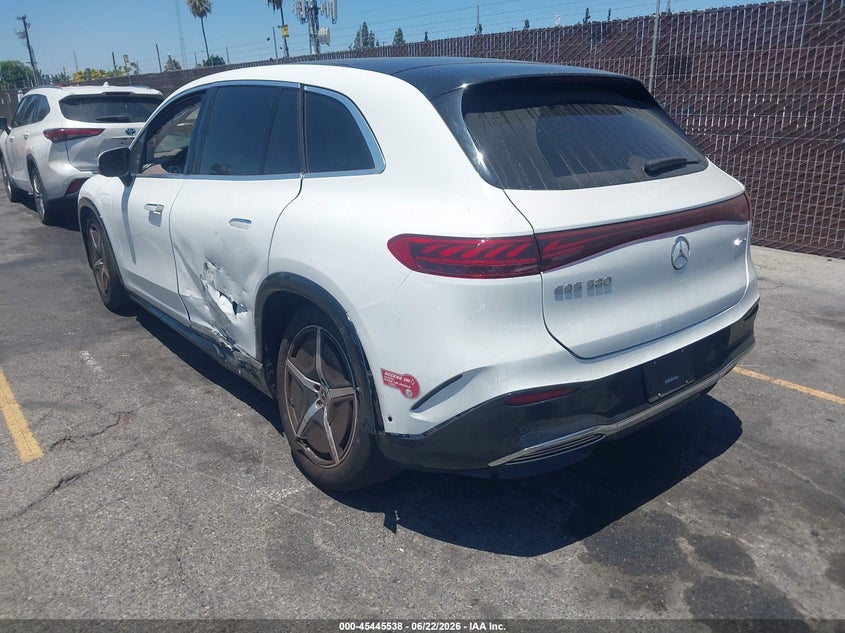Vin: 4jgdm4eb7pa021712, lot: 45943649, mercedes-benz eqs 580 suv 4matic 20233