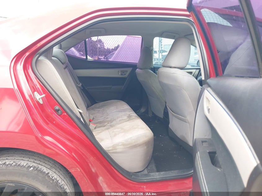 2015 TOYOTA COROLLA SEDAN 1.8L I-4 DOHC, VVT, 132HP