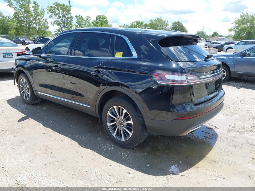 Vin: 2lmpj6j93pbl05691, lot: 45943759, lincoln nautilus standard 20233