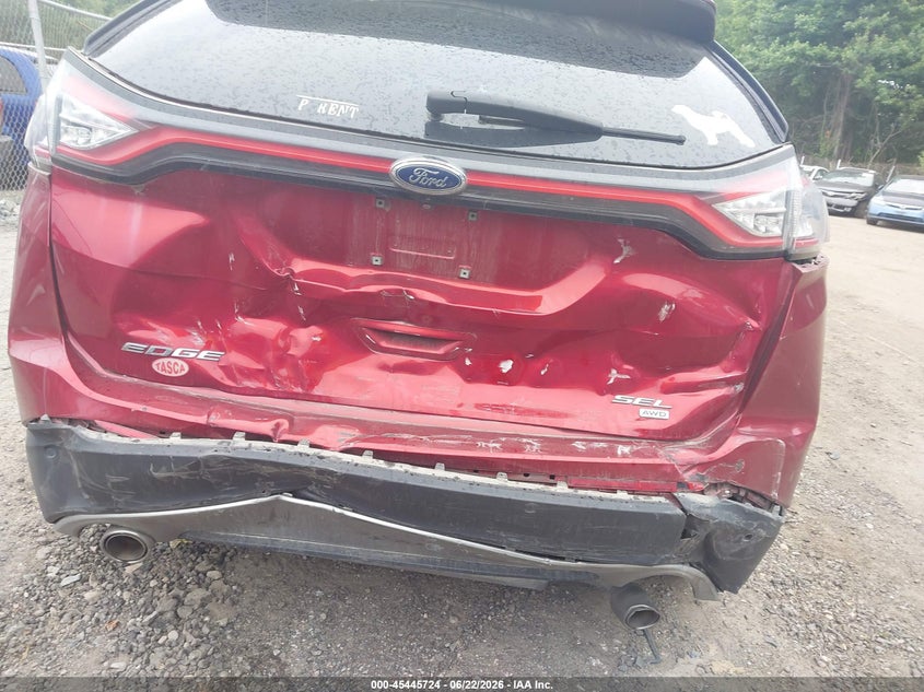 2018 Ford Edge Sel VIN: 2FMPK4J81JBC52758 Lot: 45445724