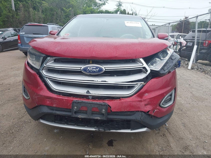 2018 Ford Edge Sel VIN: 2FMPK4J81JBC52758 Lot: 45445724