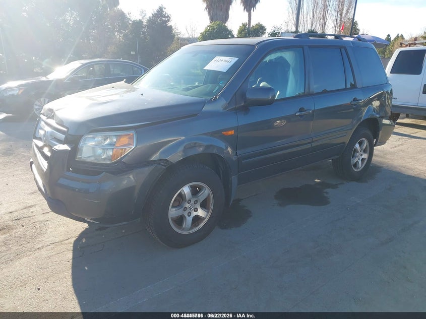 2006 Honda Pilot Ex-L 2HKYF18796H552651 photo 1