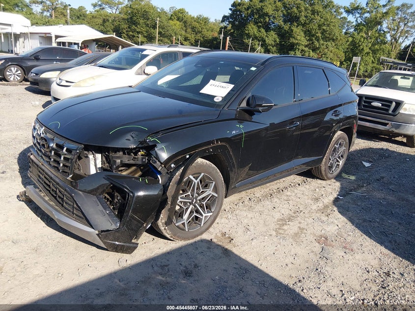 2024 HYUNDAI TUCSON HYBRID auction photo 2