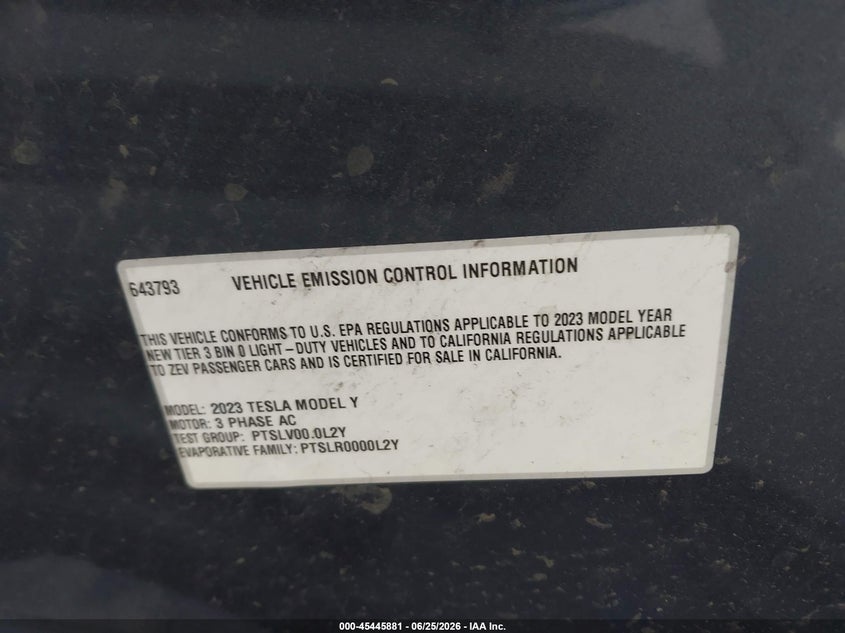 2023 TESLA MODEL Y SPORT UTILITY VEHICLE ELECTRIC