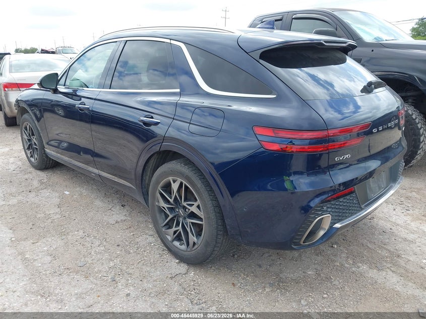 Vin: kmumadtb5nu033222, lot: 45944038, genesis gv70 2.5t awd 20223