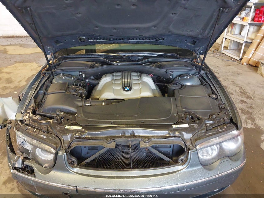 2003 BMW 7 Series 745Li VIN: WBAGN63453DR13851 Lot: 45446017