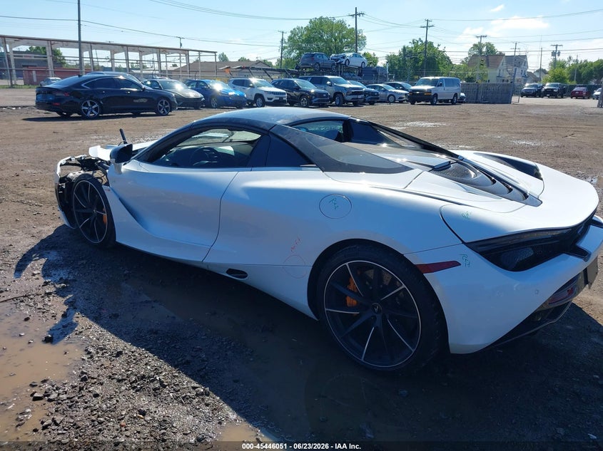 Vin: sbm14fca1lw004227, lot: 45944160, mclaren 720s luxury/performance 20203