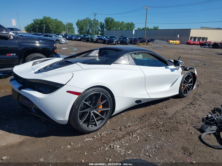 Vin: sbm14fca1lw004227, lot: 45944160, mclaren 720s luxury/performance 20204