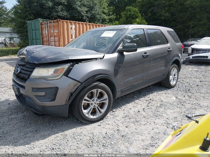 Vin: 1fm5k8ar8ggc07650, lot: 45944187, ford utility police interceptor 20162