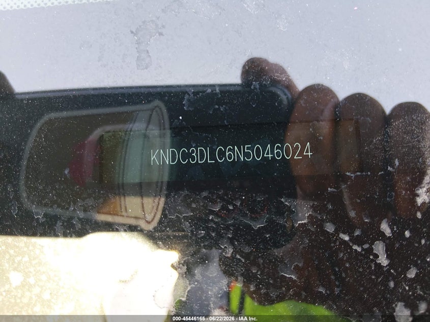 2022 Kia Ev6 Wind VIN: KNDC3DLC6N5046024 Lot: 45446165