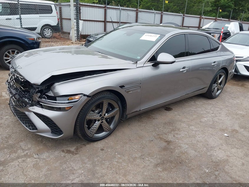 Vin: kmtgc4sc7tu317566, lot: 45944331, genesis g80 2.5t sport prestige awd 20262