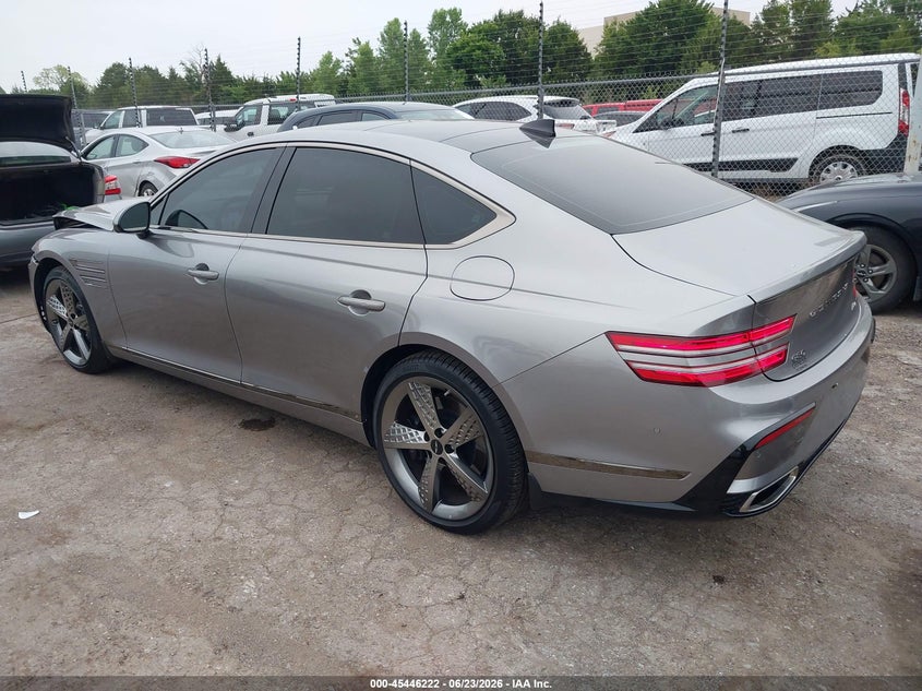 Vin: kmtgc4sc7tu317566, lot: 45944331, genesis g80 2.5t sport prestige awd 20263