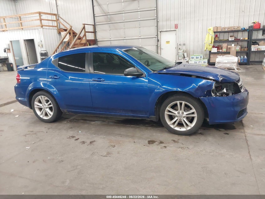 2012 Dodge Avenger Se VIN: 1C3CDZAG1CN291265 Lot: 45446246
