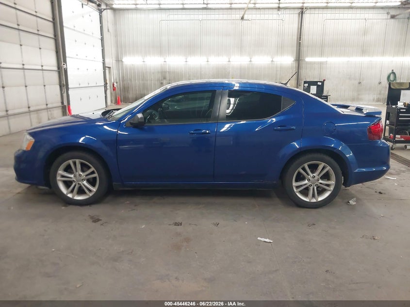 2012 Dodge Avenger Se VIN: 1C3CDZAG1CN291265 Lot: 45446246