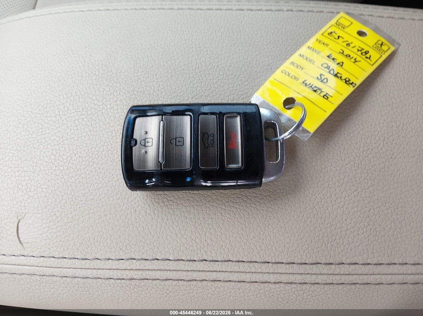 2014 Kia Cadenza Premium VIN: KNALN4D78E5161782 Lot: 45446249