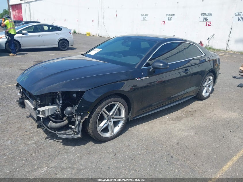 Vin: wau8naf5xja049910, lot: 45944378, audi a5 2.0t premium 20182
