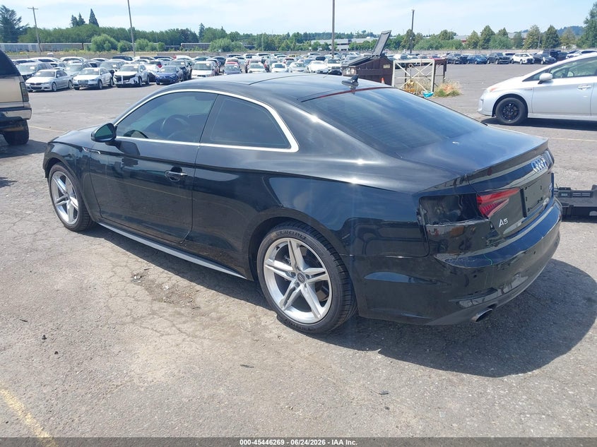 Vin: wau8naf5xja049910, lot: 45944378, audi a5 2.0t premium 20183