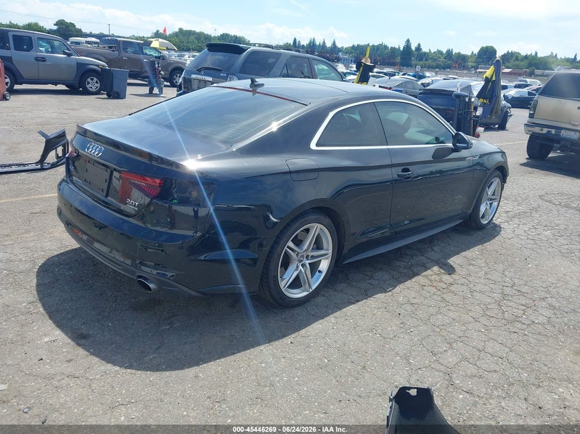 Vin: wau8naf5xja049910, lot: 45944378, audi a5 2.0t premium 20184