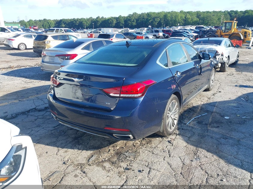 Vin: kmhgn4je3ju280584, lot: 45944407, genesis g80 3.8 20184