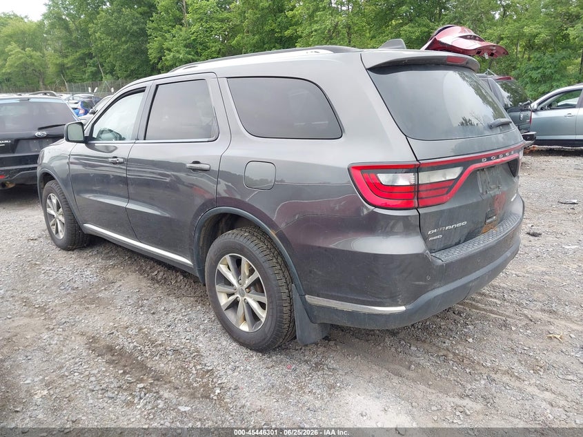 Vin: 1c4rdjdg4gc353536, lot: 45944410, dodge durango limited 20163