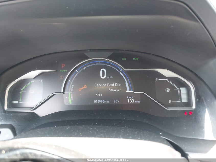 2018 Honda Clarity Plug-In Hybrid VIN: JHMZC5F11JC023801 Lot: 45446348
