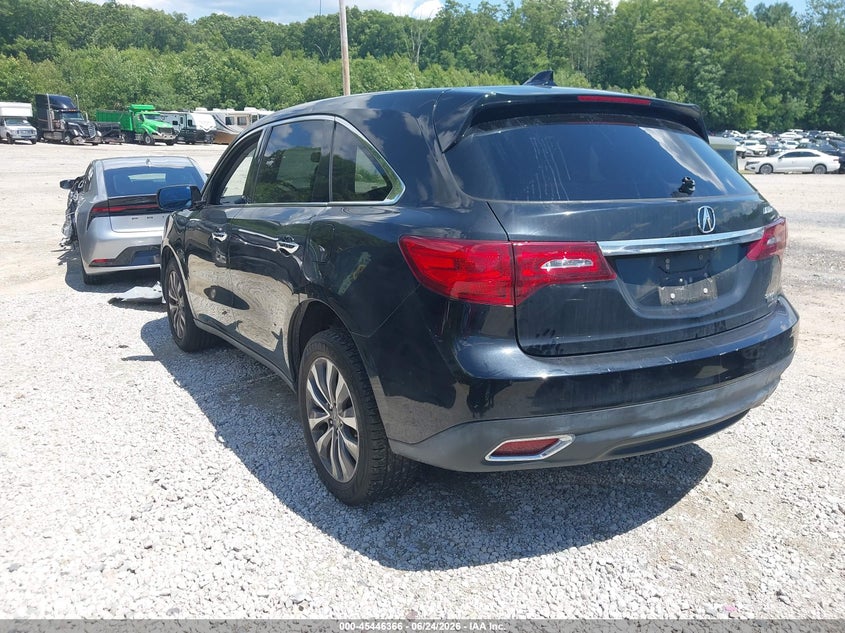 2014 ACURA MDX auction photo 3