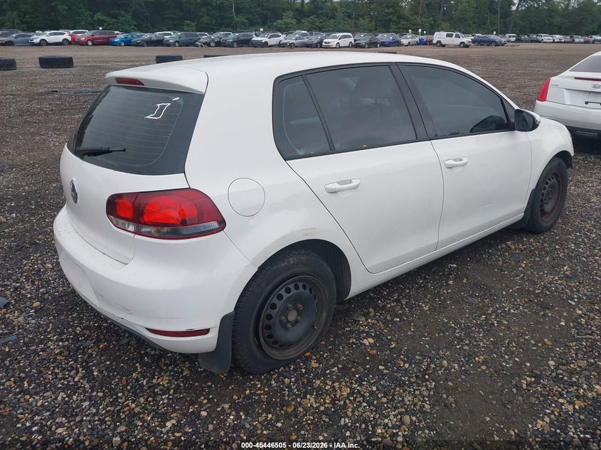 Vin: wvwdb7aj5bw344094, lot: 45944613, volkswagen golf 2.5l 4-door 20114