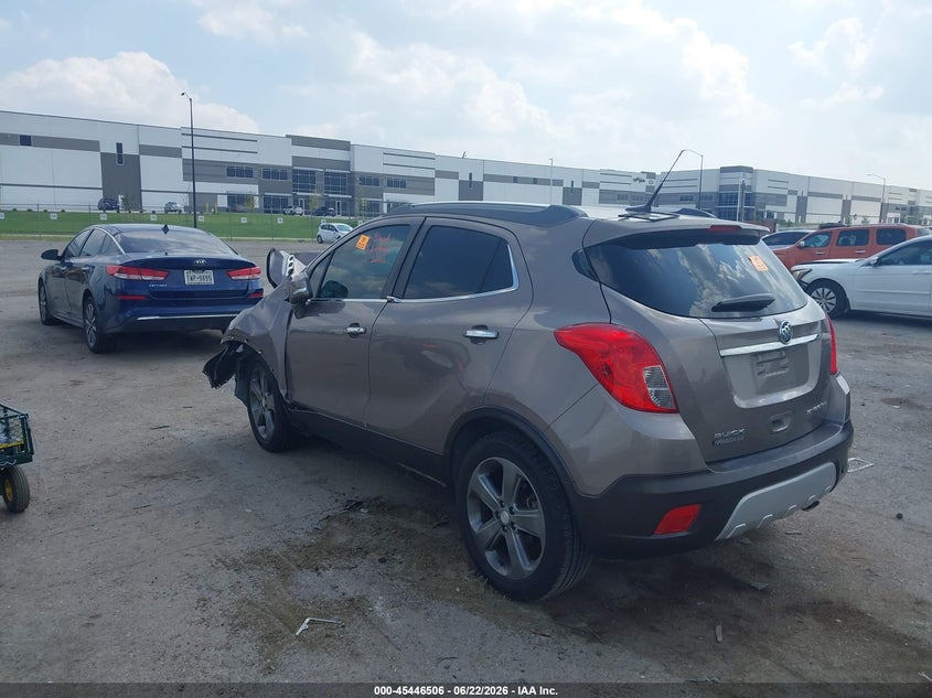 Vin: kl4cjcsb7eb687817, lot: 45944615, buick encore leather 20143