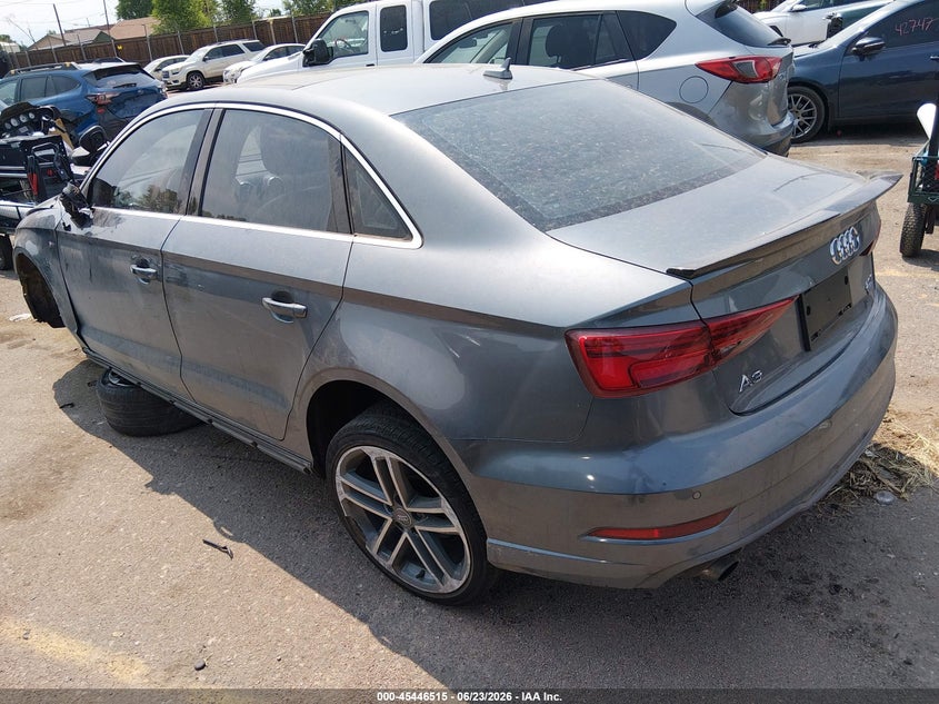 Vin: wauj8gff3j1025680, lot: 45944624, audi a3 2.0t premium/2.0t tech premium 20183