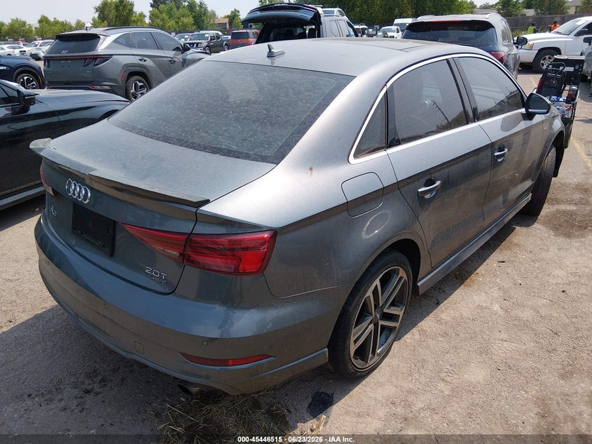 Vin: wauj8gff3j1025680, lot: 45944624, audi a3 2.0t premium/2.0t tech premium 20184