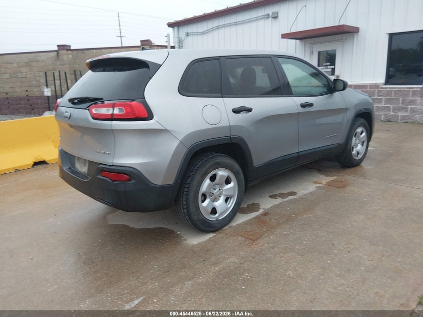 Vin: 1c4pjmab8hw579394, lot: 45944634, jeep cherokee sport 20174
