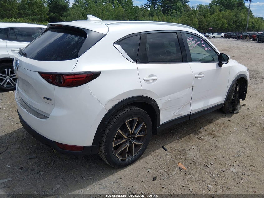 Vin: jm3kfbdl8h0206922, lot: 45944643, mazda cx-5 grand touring 20174