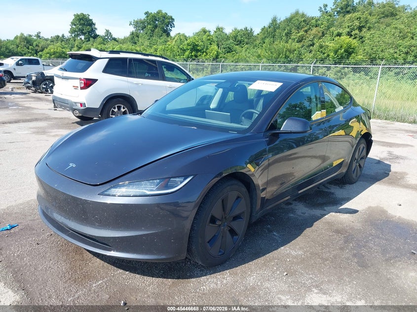 Vin: 5yj3e1ea8sf059520, lot: 45944777, tesla model 3 long range rear-wheel drive/standard rear-wheel drive 20252