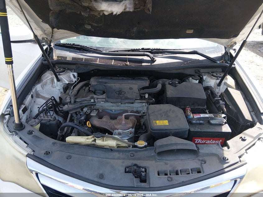 2012 TOYOTA CAMRY SEDAN 2.5L I-4 DOHC, VVT, 173HP