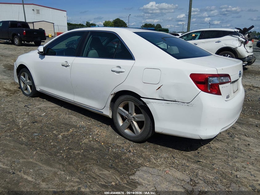 2012 TOYOTA CAMRY SEDAN 2.5L I-4 DOHC, VVT, 173HP