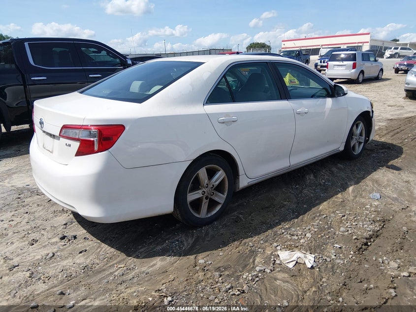 2012 TOYOTA CAMRY SEDAN 2.5L I-4 DOHC, VVT, 173HP