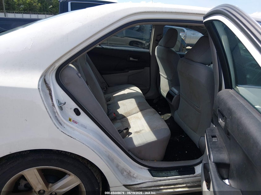 2012 TOYOTA CAMRY SEDAN 2.5L I-4 DOHC, VVT, 173HP