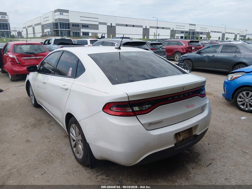 Vin: 1c3cdfbb9ed822349, lot: 45944864, dodge dart sxt 20143